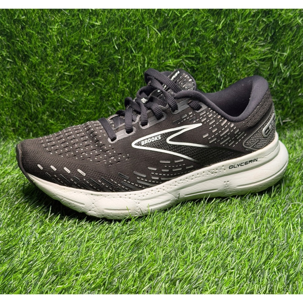 Brooks Glycerin 20 Womens Running Shoes Black White 1203691B059 Size 8 B